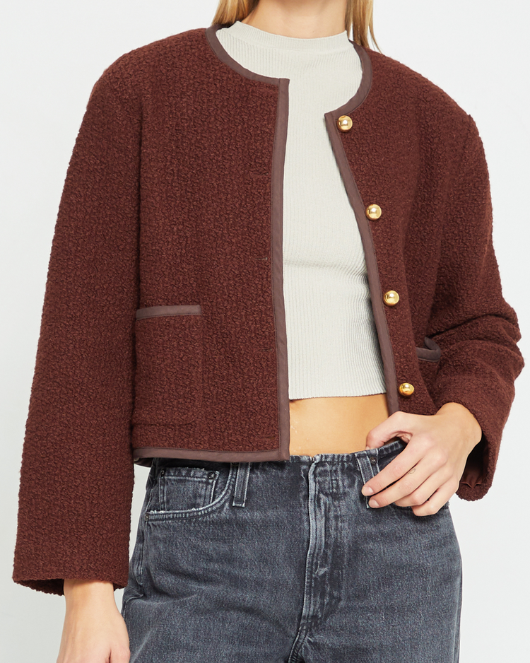 Joe Relaxed-fit Cropped Jacket