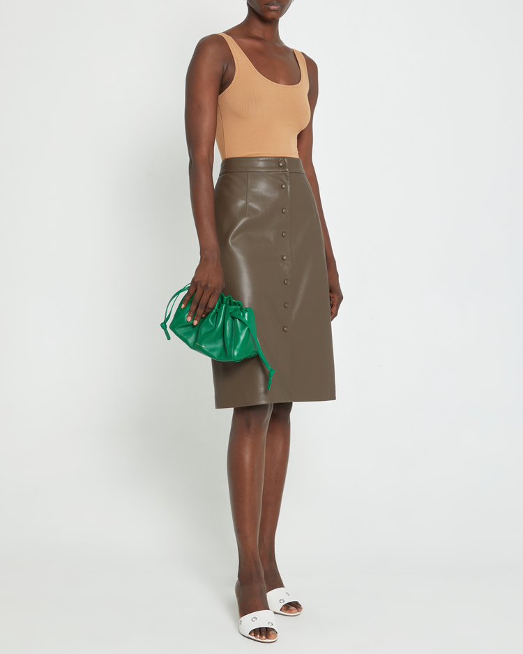 Mimi Vegan Leather Pencil Skirt