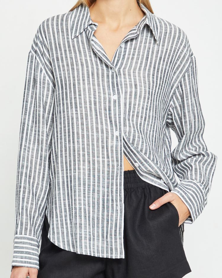 Billy Oversized Linen Shirt