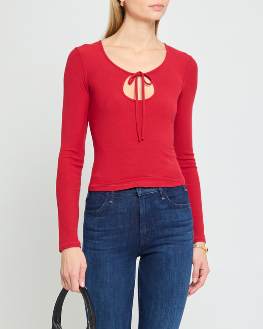 Soft Lounge Keyhole Top