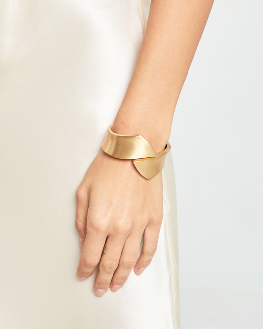 Asymmetrical Hinge Cuff Bracelet