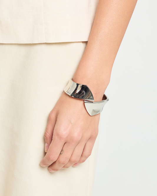 Asymmetrical Hinge Cuff Bracelet