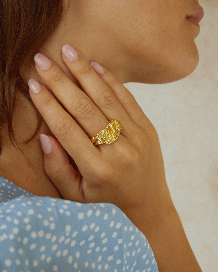 Abstract Sculptural Ring