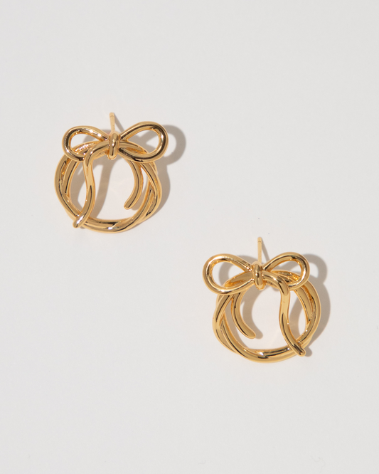 Bow Wreath Earrings
