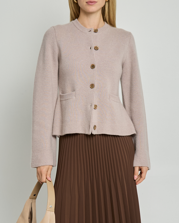 Averie Wool-Cashmere Cardigan