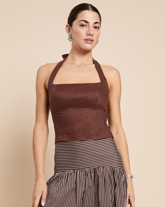 Dixie Linen Top