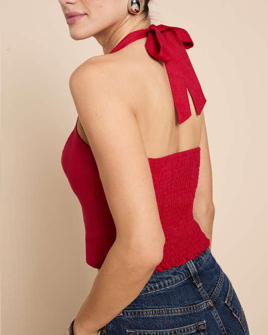 Dixie Linen Top