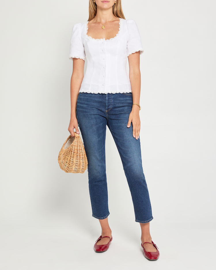 Wilma Linen Top