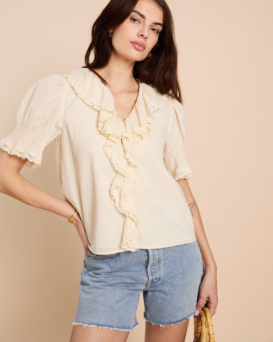 Sora Cotton Top