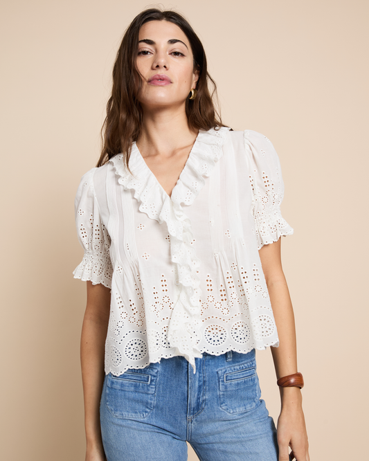 Sora Cotton Top