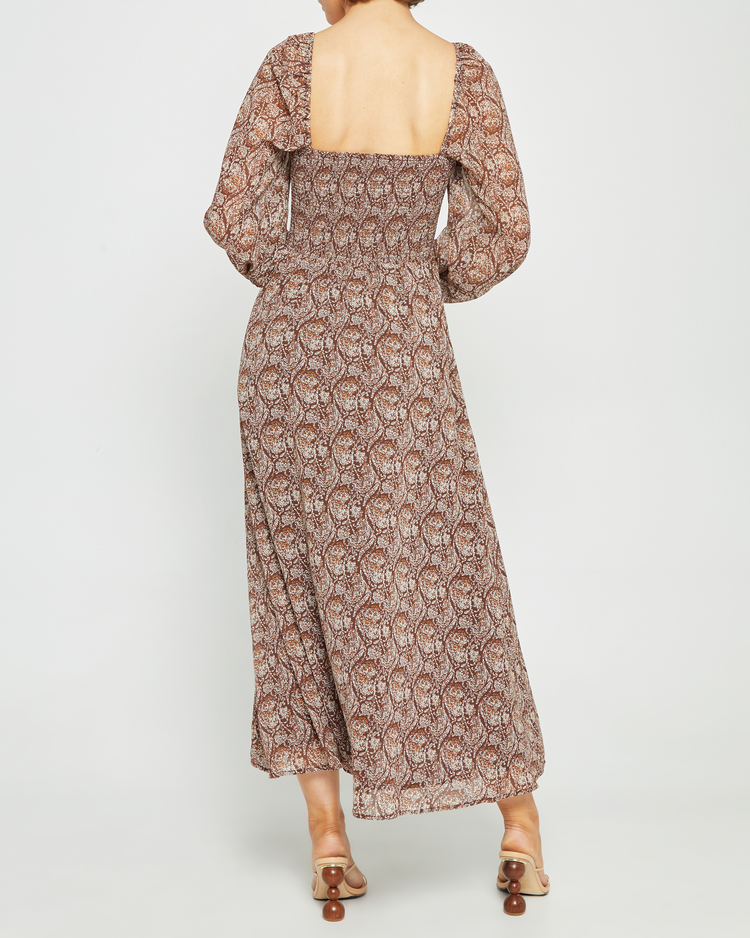 Classic Smocked Maxi Dress