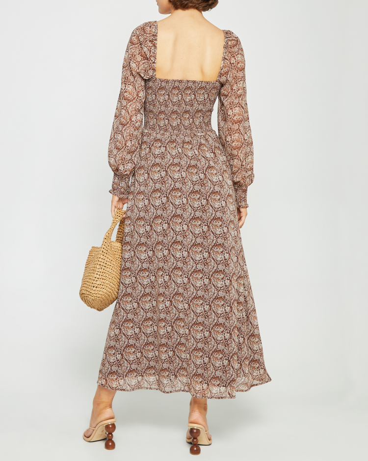 Classic Smocked Maxi Dress