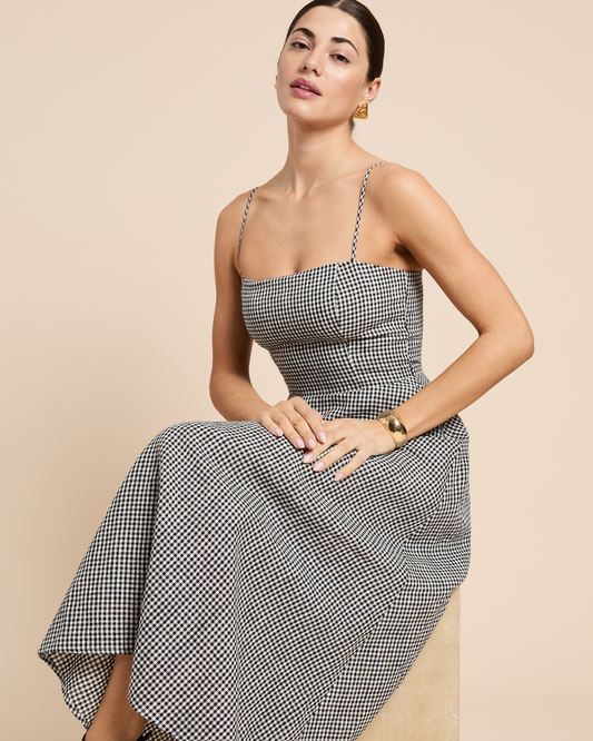 Khalani Linen Dress