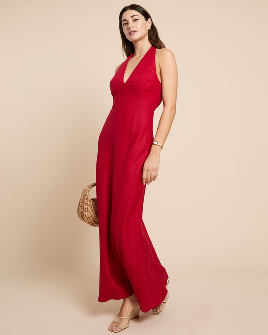 Ashlyn Linen Dress