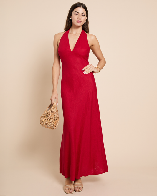 Ashlyn Linen Dress