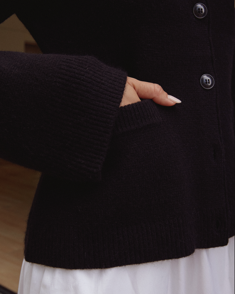 Averie Wool-Cashmere Cardigan