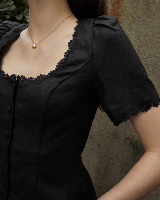 Wilma Linen Top