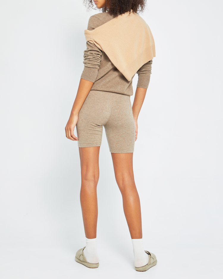 Cici Cashmere Biker Shorts