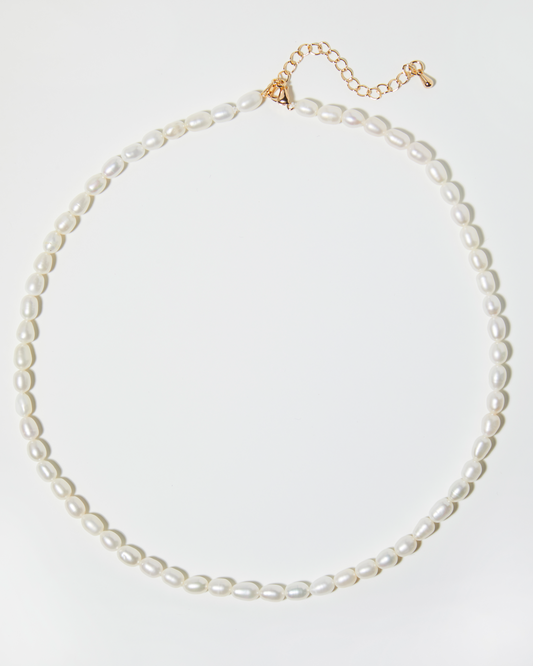 Double Pearl Necklace